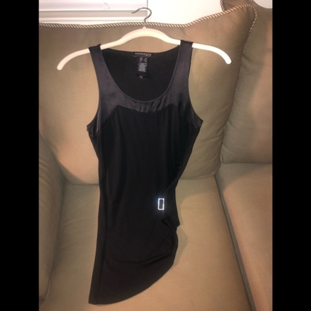 KENNETH COLE Black Tank With Bling XS - Picture 6 of 10